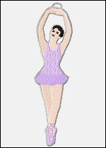 6041 Freestanding Lace Ballerina