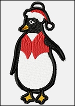 6045 Freestanding Lace Penguin