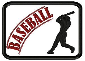 9002 Baseball Mug Rug