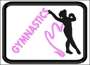 9009 Gymnastics Mug Rug