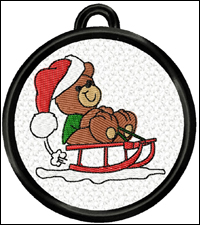 8109 FSL Sledding Bear