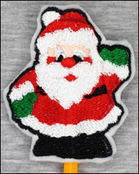 2251 Santa Pencil Topper